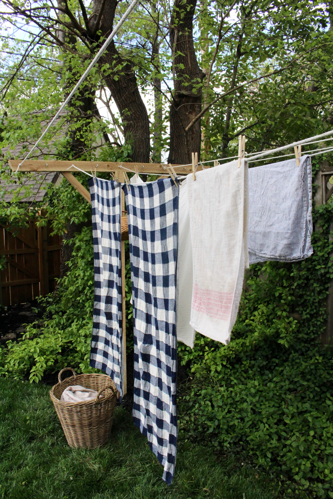 LineDrying Linens Reasons for Using a Clothesline + Drying Tips